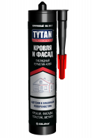 Герметик-клей TYTAN гибридный Кровля и фасад коричневый 280 мл