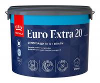 Краска TIKKIVALA Euro Extra 20 для влажных помещений полуматовая база А 9л