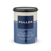 Краска Poller A.R.T. латексная для стен и потолков 1 белая 0,9л