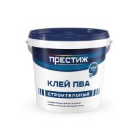 Клей ПВА строительный ПРЕСТИЖ 0,9кг (ведро)