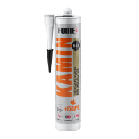 Герметик жаростойкий Kamin Fome Flex (+1500С) черный 300мл (Тегра) Герметик жаростойкий Kamin Fome Flex (+1500С) черный 300мл (Тегра)