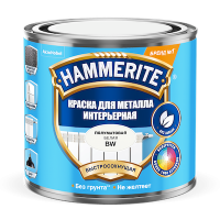 Краска для металла Hammerite интерьерная база BW 0,5л