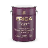 Грунт-эмаль 3 в 1 Erica черная 5,5кг