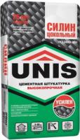 Штукатурка цементная Юнис Силин цокольная высокопрочная 25кг Штукатурка цементная Юнис Силин цокольная высокопрочная 25кг