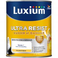 Краска для кухни и ванной ВД Luxium Ultra Resist база BC полуматовая 0,9 л