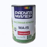 Краска масляная МА-15 РАДУГАМАЛЕР ГОСТ ярко-зеленая 0,9кг