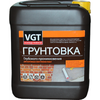 Грунтовка глубокого проникновения VGT ВД-АК-0301 для наружных и внутренних работ 5кг