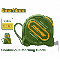 Рулетка одна кнопка 5м*19мм JADEVER