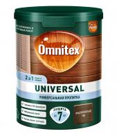 Пропитка для дерева Omnitex UNIVERSAL 2 в 1 Индонезийский тик 0,9л
