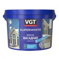Краска VGT ВД-АК-1180 фасадная зимняя супербелая 15кг