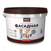 Краска VGT ВД-АК-1180 фасадная белоснежная 7кг