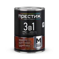 Грунт-эмаль по ржавчине ПРЕСТИЖ быстросохнущая шоколадная 0,9кг
