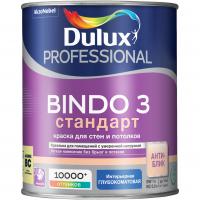 Краска ВД BINDO 3 база BС 0,9 л PROF глубокоматовая