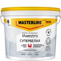 Краска Masterline Maestro Белый потолок Люкс глубокоматовая 9 л