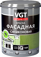 Краска VGT PREMIUM фасадная IQ 159 база А силикон самоочищающаяся 2л (2,9кг)