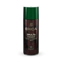 Аэрозольная эмаль алкидная Erica темно-зеленая 520мл