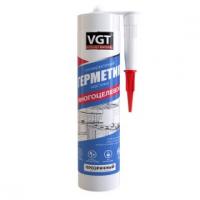 Герметик силакриловый многоцелевой VGT прозрачный 0,28кг картридж Герметик силакриловый многоцелевой VGT прозрачный 0,28кг картридж