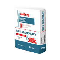 Шпатлевка гипсовая BauBorg GIPS STANDART стандартная 25кг (48)