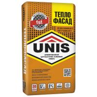 Клей Юнис Теплофасад для монтажа теплоизоляции (МВП, ППС) и создания базового штукатурного слоя 25кг