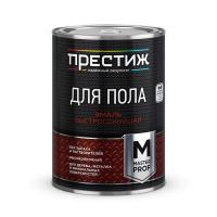 Эмаль для пола акриловая быстросохнущая ПРЕСТИЖ золотисто-коричневая 0,9кг