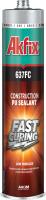 Герметик полиуретановый быстросохнущий Akfix 637FC белый 310мл
