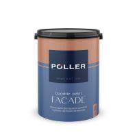 Краска Poller A.R.T. латексная глубокоматовая для фасадов и цоколей База С 4,5л