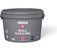 Краска OLSTA WALL&CEILING для стен и потолков интерьерная матовая база А 2,7 л Краска OLSTA WALL&CEILING для стен и потолков интерьерная матовая база А 2,7 л