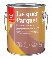 Лак паркетный TIKKIVALA LACQUER PARQUET алкидно-уретановый база EP полуматовый 2,7 л