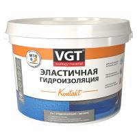 Гидроизоляция эластичная VGT Контакт с кварцевым песком 1,3 кг
