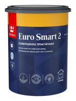 Краска TIKKIVALA Euro Smart 2 интерьерная глубокоматовая 0,9л