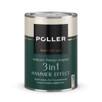 Грунт-эмаль 3 в 1 с молотковым эффектом Poller A.R.T. медно-коричневая 0,8л