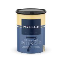 Краска Poller A.R.T. латексная шелковисто-матовая для стен и потолков 7 База С 0,9л