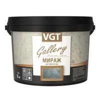 Штукатурка декоративная VGT Мираж серебристо-белая 5кг (неморозостойкая)