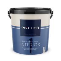 Краска Poller A.R.T. латексная для стен и потолков 1 белая 9л