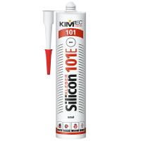 Герметик силиконовый 101Е KIM TEC белый 280мл Герметик силиконовый 101Е KIM TEC белый 280мл