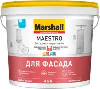 Краска ВД Maestro фасадная база BW 4,5 л глубокомат (латексная)