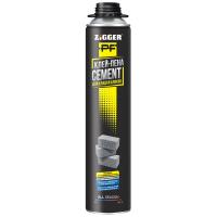 Клей-пена профессиональная ZIGGER PF CEMENT всесезонная 850мл, 950г
