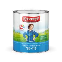 Эмаль ПФ-115 КАЗАЧКА черная глянцевая 2,8кг Эмаль ПФ-115 КАЗАЧКА черная глянцевая 2,8кг