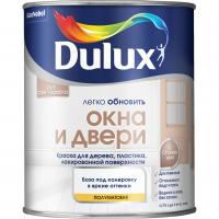 Краска для окон и дверей DULUX Окна и двери база BC 0,75л полуматовая неморозостойкая