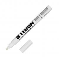 Маркер LEKON Standart с нитроэмалью 2 мм цвет белый