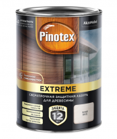 Лазурь PINOTEX-EXTREME для дерева белая 0,9л