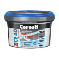 Затирка CE 40 Церезит эластичная водоотталкивающая противогрибковая багамы бежевый 2кг