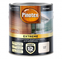 Лазурь PINOTEX-EXTREME для дерева белая 2.5л