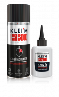 Двухкомпонентный клей-спрей-активатор Kleim Pro 200мл+50гр