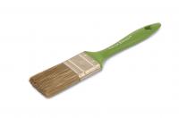 Кисть флейцевая Колор Эксперт зеленая пластиковая ручка 40мм, толщина 13мм, смешанная щетина