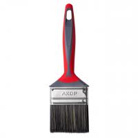 Кисть для водных красок Профи 70х12, двухкомпонентная ручка, нержавеющая сталь АКОР