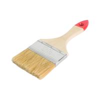 Кисть плоская Классик-Стандарт 75мм натуральная светлая щетина, деревянная ручка TOOLBERG