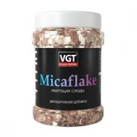Декоративная добавка VGT Micaflake(имитация слюды) 2000мкм золотистый 0,04 кг