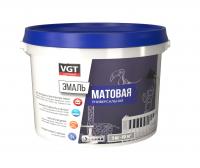 Эмаль акриловая ВД-АК-1179 VGT матовая черная RAL9005 2,5кг