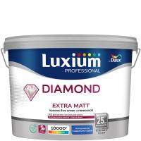 Краска ВД Luxium Prof Diamond Extra Matt глубокоматовая база BW 9 л Краска ВД Luxium Prof Diamond Extra Matt глубокоматовая база BW 9 л